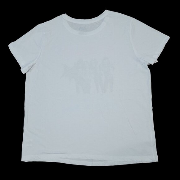 Kiss Band Let Me Go Rock 'N' Roll White Graphic T-Shirt - Picture 5 of 5